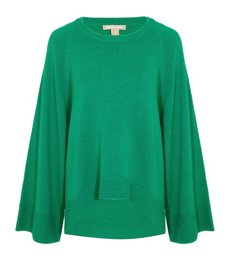 neon green michael kors oversized sweatshirt|Michael Kors green designer.